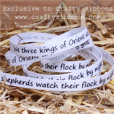 Nativity Ribbons - 9mm Nativity Words